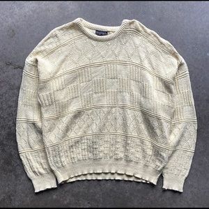 Vintage 1980's Yellow Knitted Sweater